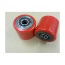PT Load Rollers Red Polyurethane including Bearings with 20mm Core in Packs of 2 Rollers or in Pack of 4 Rollers