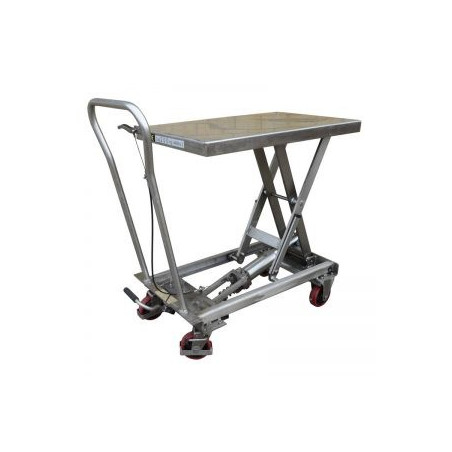 Stainless Steel Mobile Scissor Lift Table BSL10SS 100KG