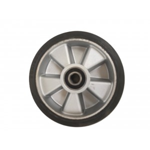 PT Steer Wheel Black Rubber Ø180mm x 50mm x 20mm Bore