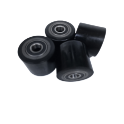 PT Load Rollers Black Polyurethane Ø80mm x 70mm x 20mm Bore - 4 Pack