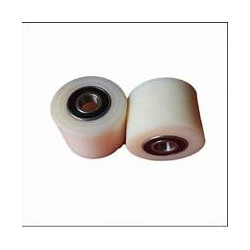 PT Load Rollers White Nylon Ø80mm x 70mm x 20mm Bore - 2 Pack
