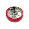 Large Wheel for PT-SC1, 3 & 2-1 Scissor Lift Table Red Polyurethane Steer Wheel 40mm x 150mm x 20mm Core (Pack Of Two)