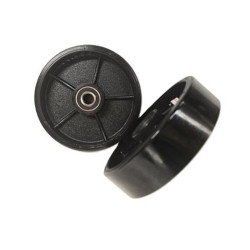 PT Steer Wheel Black PU (Cast Core) Ø200mm x 50mm x 20mm Bore (Pack of 2)