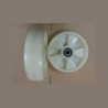 PT Steer Wheel White Nylon Ø200mm x 50mm x 20mm Bore