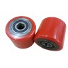 PT Load Rollers Red Polyurethane Ø80mm x 70mm x 20mm Bore - 2 Pack