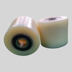 PT Load Rollers White Nylon Ø80mm x 70mm x 20mm Bore - 2 Pack
